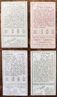 1911 T205 Hassan Sweet Caporal Card Lot 4 Milan Moran Mcbride Mattern Pr vg