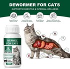 Cat Dewormer Liquid Broad Spectrum Tapeworm Roundworm Hookworm 120ml