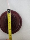 Vintage Glass Lobster Round Sun Catcher Purple Color  3 3 4 