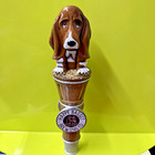 Happy Basset Dog Beer Tap Handle New Topeka Kansas Craft Brewery