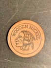 Wooden Nickel Coin Token Westbury Square Houston  see Back Photo 