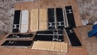 Lot Of 13 Genuine Vintage Apple M7803 Pro Macintosh Computer Usb Keyboard Parts