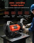 Bench Grinder 8-inch Variable Speed Bench Grinder 2000-3450rpm Table Grinders W 