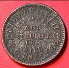  1863  Civil War Store Card W k  Lanphear Cincinnati 165cy-3a Bn