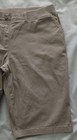 Woman Juniors Izod School Wear Khaki Uniform Pull-on Bermuda Shorts Plus Sz 20 5