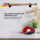 2pcs Baseball Bat Display Case  Baseball Bat Hanger Holder  Wall Mount Baseball