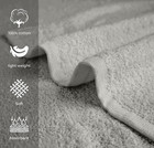 Salon Towel - Silver Hand Towels Bulk Pack Of 24 - 100  Cotton Absorbent Spa  Fa