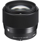Sigma 56mm F 1 4 Dc Dn For Sony E-mount  Us Authorized Dealer 4-year Warranty