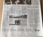 Donald Trump Inauguration The New York Times Newspaper January 21 2025 Complete