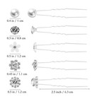 40 Pcs Wedding Rhinestone Pearl Crystal Hair Pins Updo Bridal Accessories