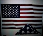 American Flag 5x9 5ft 100  Cotton  Embroidered Stars brass Grommets usa Made New