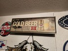 Vintage 1960s Made In Usa Miller High Life Lighted Beer Advertising Sign Works
