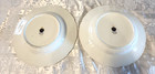 Antique Porcelain Plates With Floral Decoration And Gilt Rim -  set Of 2 