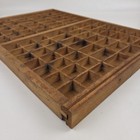 Antique Wood Printer s Type Case Tray Letterpress Industrial Display Drawer