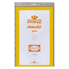 Prinz Stamp Mounts Black 265mm X 151mm Panes Strips Souvenir Sheet Jumbo