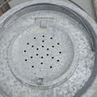 Vintage Old Pal Galvanized Floating Minnow Bucket 24g10 8 Qt Fishing - Lititz Pa