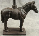 Horse Cast Iron Door Porter Doorstop  Decorative Carry Handle