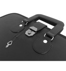 Masonic Regalia Black Faux Leather Masonic Apron Soft Case With Handle  black 