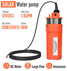 Solar Water Pump Kit 12v Dc Submersible Well Water Pump  100w Solar Panel Farm
