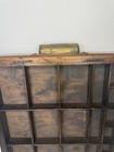 Vintage Ludlow Letterpress Brass Pull Printer   s Drawer Type Case Display 