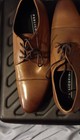 Public Opinion Oxford Dress Shoes Brown Leather Cap Toe Lace-up Round Toe 9 5m