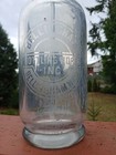 Rare Etched Footed Base Bellingham Washington Bottling Works Inc  Seltzer Bottle