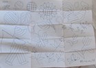 Vtg Mail Order 2810 Patchwork Applique Kitchen Motif Embroidery Transfer Pattern