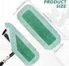 Dust Mop Pads For Rubbermaid Commercial Microfiber Dust Mops - 18 Inch Mop He   
