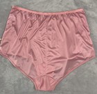 Vintage Vanity Fair Panties Size 10   50 100  Nylon Brushed Gusset Lace Insets