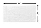Bath Towels 6 Pack  22x44   White  cotton Towel Set bath Pool Gym Towels Beach
