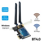 Desktop Pcie Wifi Bluetooth Card Dual Band 802 11ac Pci Network Wireless Adapter