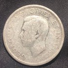 1945 Canada 25 Cents Silver Coin - G  good  Condition