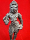 Antique Brass Bronze Hindu Temple Lord Vishnu   Krishna Idol Statue Figurine A53