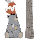 Lambs   Ivy Woodland Forest Tree With Animals Kids Growth Chart Wall Decals