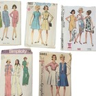Vintage Sewing Patterns Lot Of 12 Simplicity Mccalls Sew-knit-n-stretch Misses D