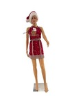Christmas Red Candy Cane Gingerbread Kitchen Apron 25   x 30    Holiday Baking New