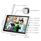 8ch 10  monitor Nvr 6mp Outdoor Wifi Cctv Security Camera System With 500gb Hdd