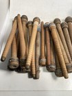 Wood Spools Bobbins Wooden Industrial 3 -8 75  Vintage Quills Mix Lot-30 