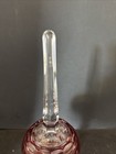 Waterford  clarendon  Cut Crystal Cased Ruby Tree Topper    10 1 2   Tall No Box