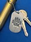 50 Cal Bmg Key Chain And One Personalized Dog Tag