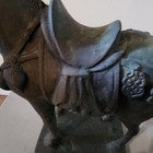 Antique Cast Iron Horse Sculpture