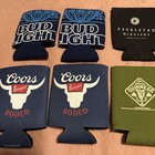 Beer Can Koozie Cozy Bottle Jackets Coors Pabst Bud Light Corona More Lot Of 18