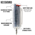 Police Magnum Keychain Pepper Spray Self Defense 3 Pack  50 Oz Clear Case Molded