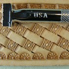 Pro Crafters Series - Diamond Basket Weave Stamp  leather Stamping Tool 