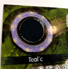 Stargate Sg-1  Authentic Costume Material From Teal c Outfit Card  C5