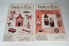 Pack-o-fun Scrap Craft Magazine 1965 Lot Of 4 Issues Vintage Excellent Condition
