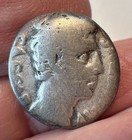  11     Octavian  Augustus Silver Denarius Ancient Coin    27 Bc - 14 Ad