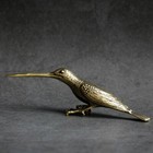 Chinese Bronze Copper Statue Hand Carved Hummingbird Figurines