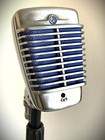Vintage 1950 s Shure Model 51as Microphone Working Strong W desk Stand   Cable