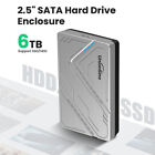Lot 6gbps Usb 3 0 External Hard Drive Enclosure Caddy For 2 5 3 5  Sata Hdd Ssd